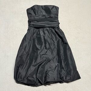 BCBG MaxAzria Black Silk Sleeveless Bubble Dress Prom Cocktail Bridesmaid dress